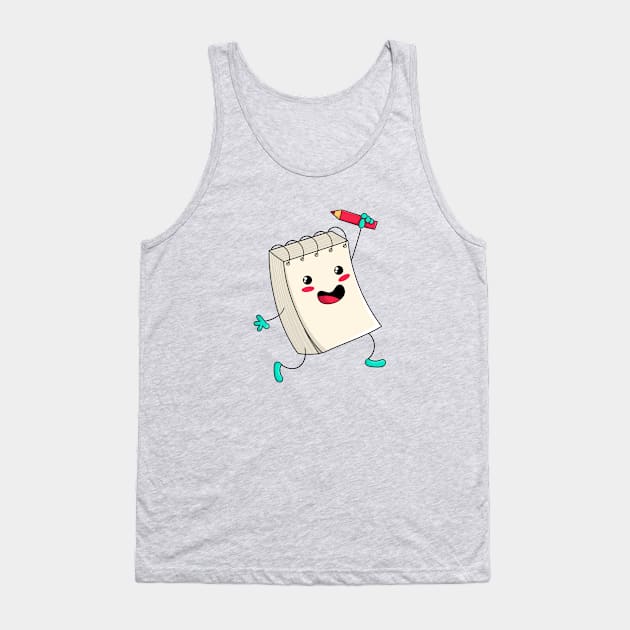 Note book Tank Top by JoanaJuheLaju1